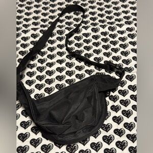 Dalix Black Crossbody Fanny Pack #66/12tt